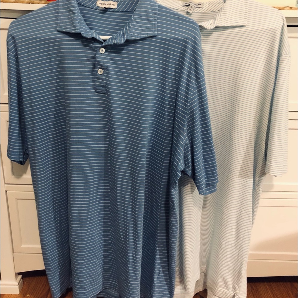 (2) Peter Millar Polo Shirts